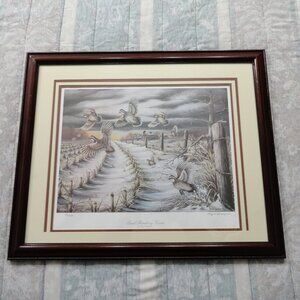 Quail Breaking Cover by Greg Bordignon, Limited Edition Print, 94/450, Signed